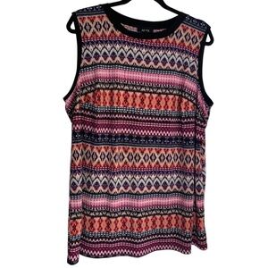 Alyx Boho Scoop Neck Stretch Tank Tunic